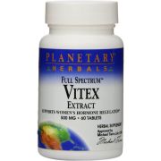 Planetary Herbals Full Spectrum Vitex Extract 500mg 60 Tablets