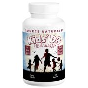 Source Naturals Kids Vitamin D-3 400iu 100 Black Cherry Fast Melts