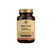 Solgar Biotin 5000 µg Vegetable Capsules Pack of 50