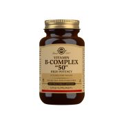 Solgar Vitamin B-Complex 50 High Potency Vegetable Capsules Pack of 100