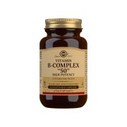 Solgar Vitamin B-Complex 50 High Potency Vegetable Capsules Pack of 50