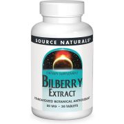 Source Naturals Bilberry Extract 50mg 30 Tablets