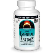 Source Naturals Essential Daily Enzymes 500mg 60 Vegetarian Capsules