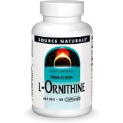 Source Naturals L-Ornithine 667mg 50 Capsules