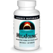Source Naturals MegaFolinic (Folic Acid) 800mcg 60 Tablets