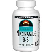 Source Naturals Niacinamide B-3 1500mg 100 Tablets