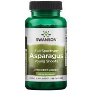 Swanson Asparagus Young Shoots 400 mg 60 Capsules