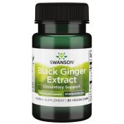 Swanson Black Ginger Extract 100mg 30 Veggie Capsules