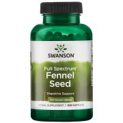 Swanson Fennel Seed 480 mg 100 Capsules