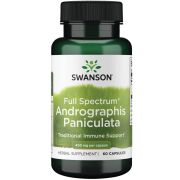 Swanson Full Spectrum Andrographis Paniculata 400 mg 60 Capsules