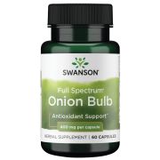 Swanson Full Spectrum Onion Bulb 400mg 60 Capsules
