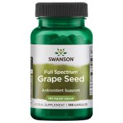 Swanson Grape Seed 380 mg 100 Capsules Front of bottle
