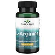 Swanson L-Arginine 500 mg Capsules