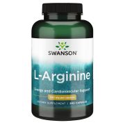 Swanson L-Arginine 500 mg 200 Capsules Front of bottle
