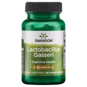 Swanson Lactobacillus Gasseri 3 Billion CFU 60 Vegetarian Capsules Front of bottle
