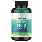 Swanson Multi without Iron 130 Tablets Front of bottle