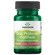 Swanson Oral Probiotic Formula 3 Billion CFU 30 Chewables, Strawberry Flavour