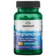 Swanson Super-Strength Pregnenolone 50mg 60 Capsules Front of bottle
