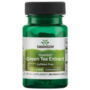 Swanson Teavigo Green Tea Extract 30 Veg Capsules Front of bottle
