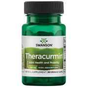 Swanson Theracurmin 100 mg 30 Veg Capsules Front of bottle
