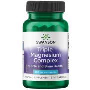 Swanson Triple Magnesium Complex 400mg Capsules