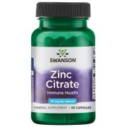 Swanson Zinc Citrate 30 mg 60 Capsules Front of bottle
