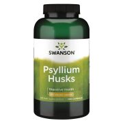 Swanson Psyllium Husks 610 mg 300 Capsules Front of bottle
