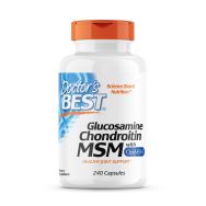 Doctor's Best Glucosamine Chondroitin MSM with OptiMSM 240 Capsules