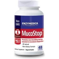 Enzymedica MucoStop 48 Capsules Front of bottle
