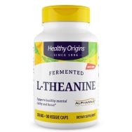 Healthy Origins L-Theanine 100mg 90 Vegetarian Capsules