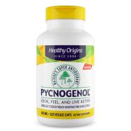 Healthy Origins Pycnogenol 100 mg 120 Veggie Capsules Front of bottle
