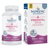 Nordic Naturals Prenatal DHA Omega-3 830mg with Vitamin D3 180 Softgels