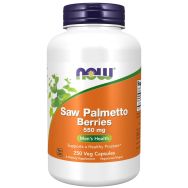 NOW Foods Saw Palmetto Berries 550 mg 250 Veg Capsules
