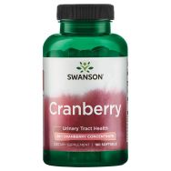 Swanson Cranberry 20:1 Concentrate 180 Softgels Front of bottle
