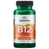 Swanson Vitamin B12 500mcg 250 Capsules